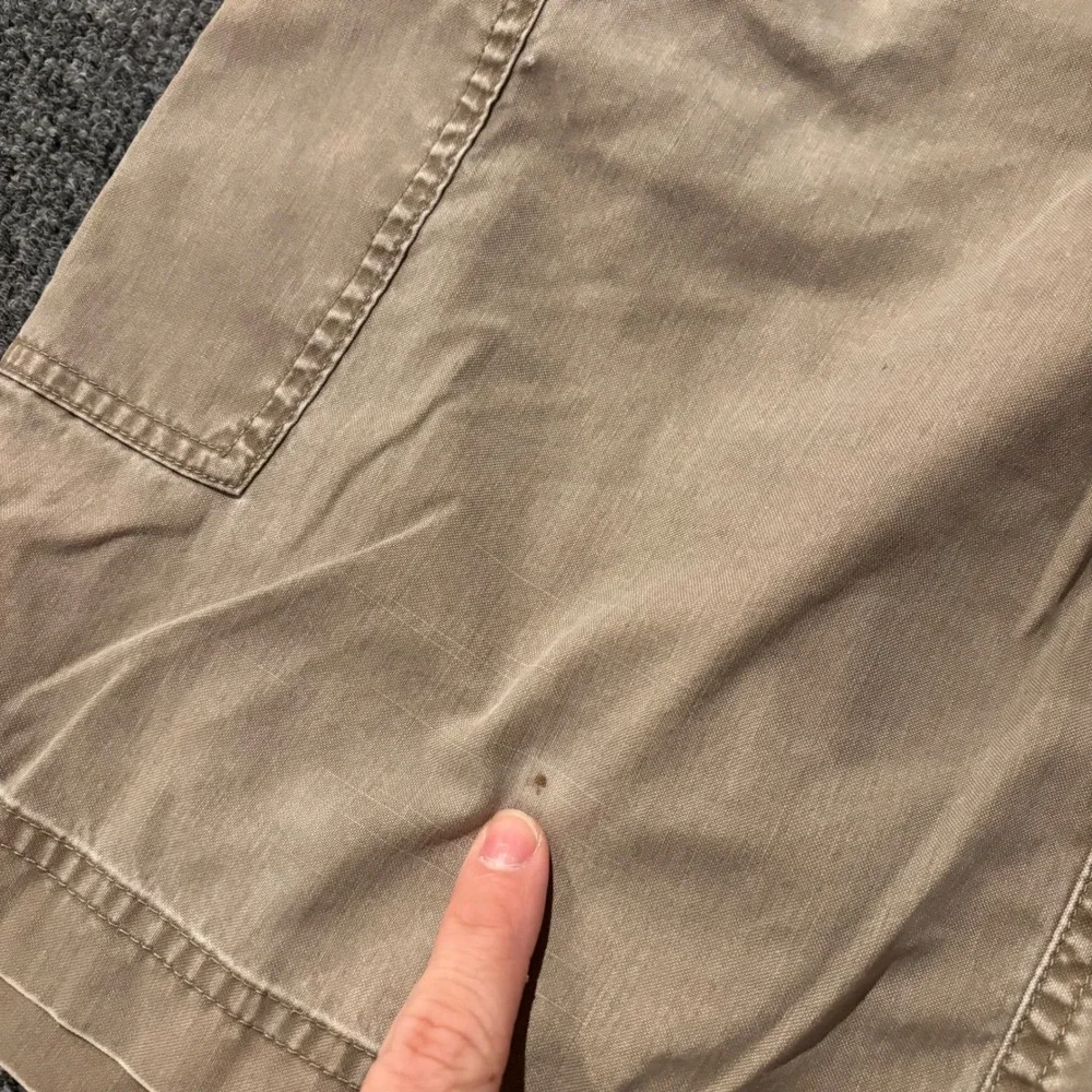 Mountain Hardwear Mens Tan Khaki Hiking Cargo Shorts Belted 32